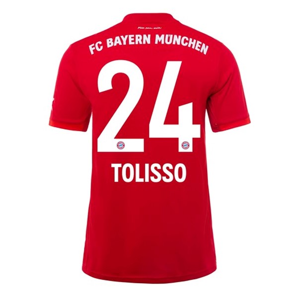 Camiseta Bayern Munich NO.24 Tolisso Primera equipo 2019-20 Rojo
